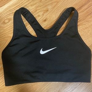 Nike black sports bra